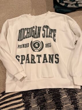 White Crewneck Sweatshirt